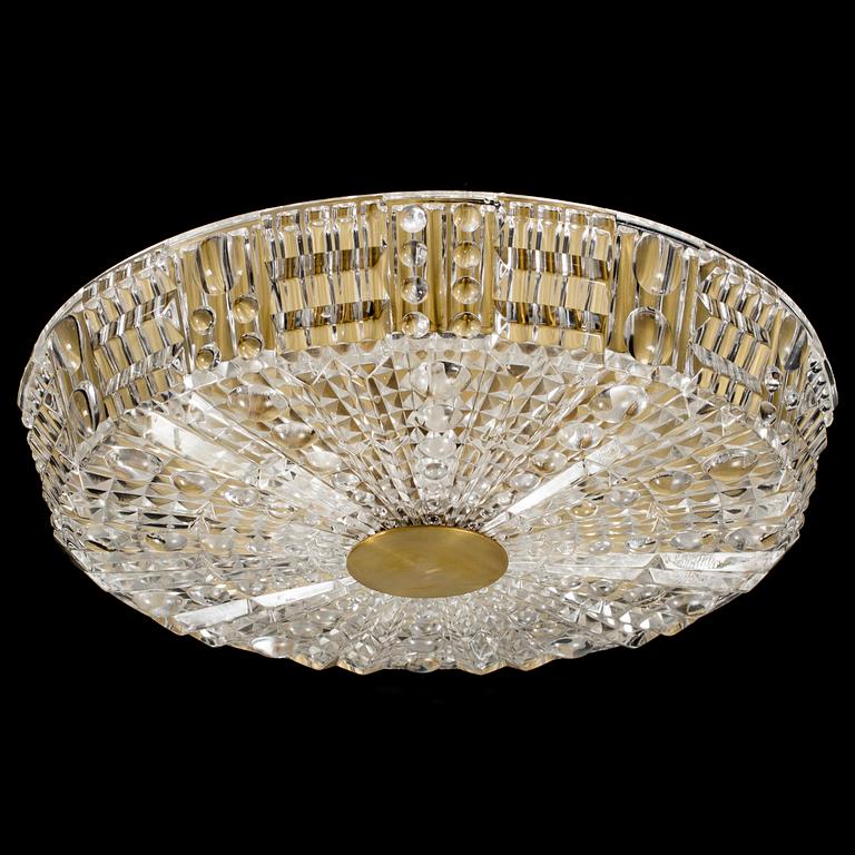 CARL FAGERLUND, takplafond, glas, Orrefors, 1900-talets mitt.