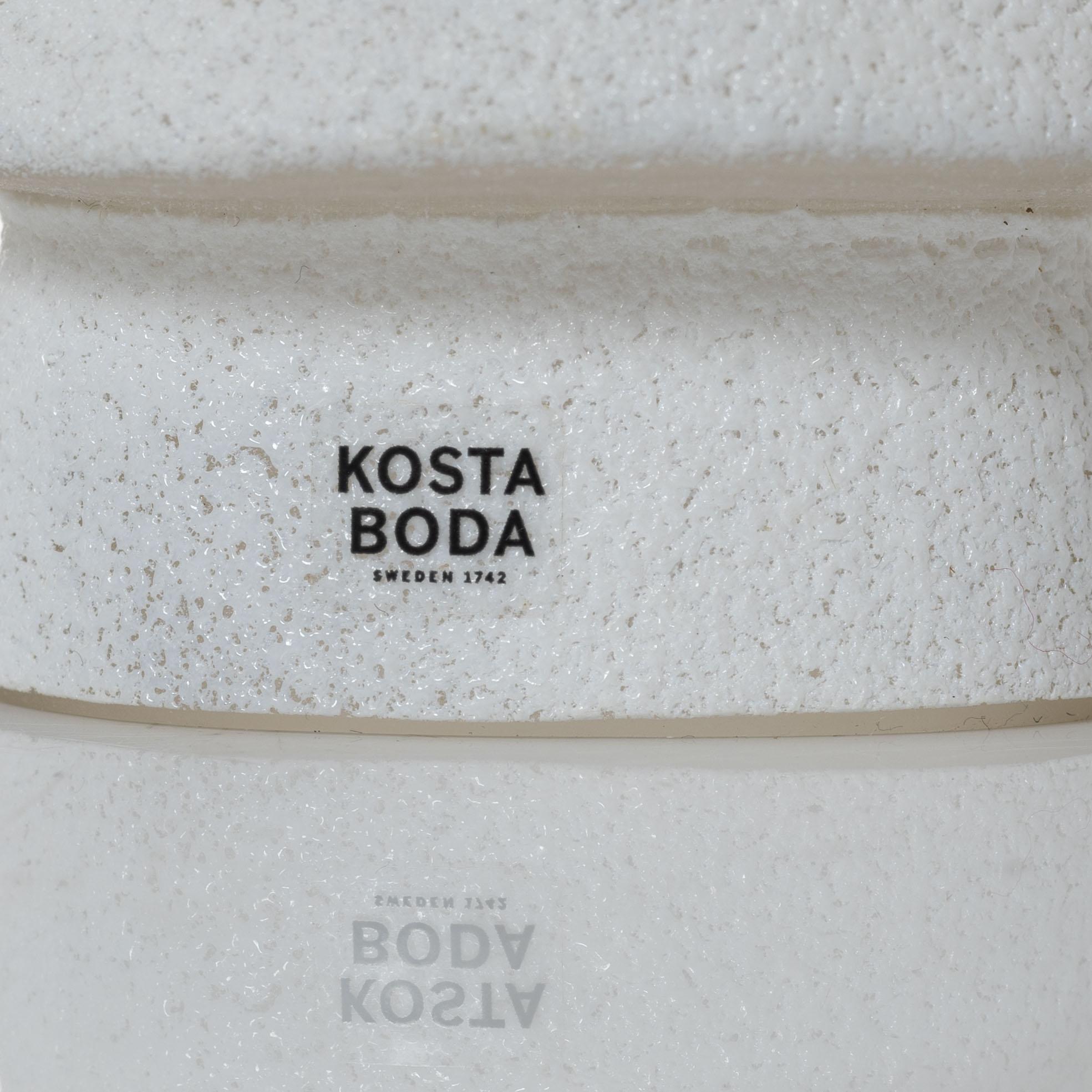 Kjell Engman, figurines, 3 pcs, glass, from the "Catwalk" series, Kosta Boda.