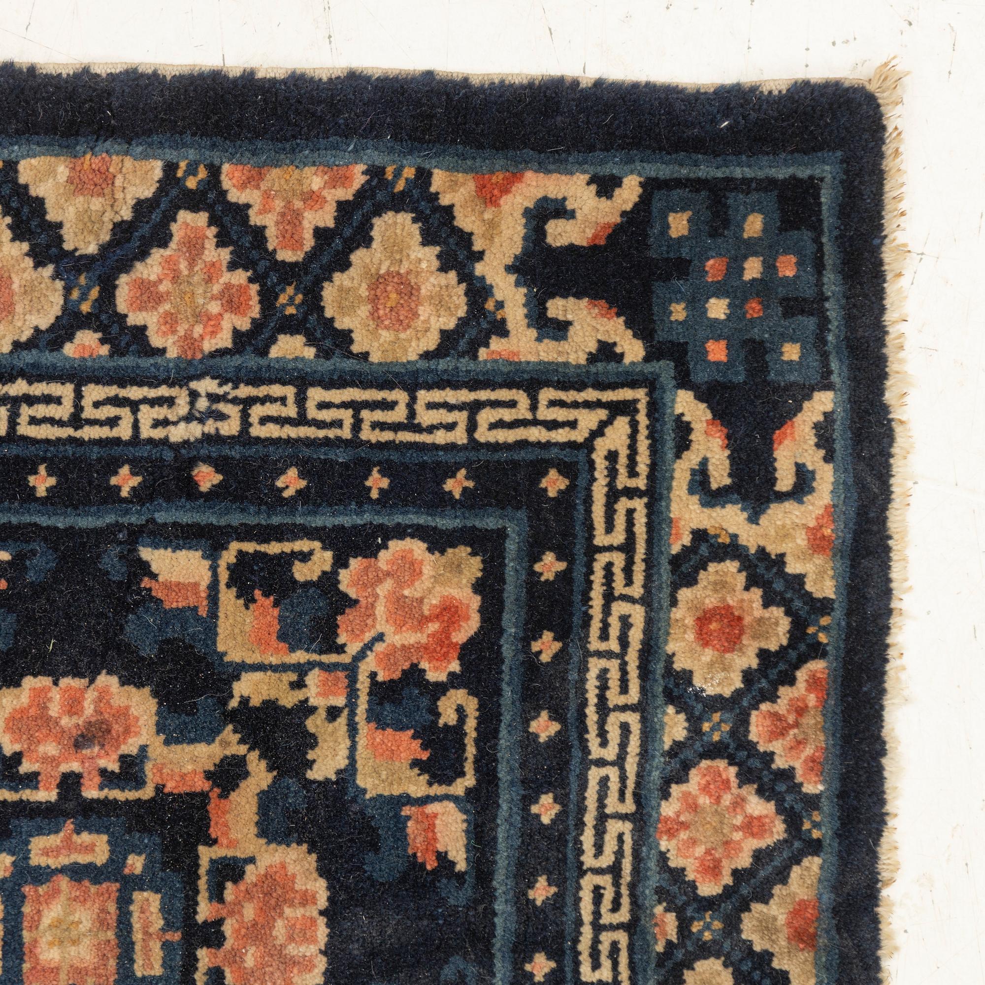 Rug, China, semi-antique/antique, approx. 106 x 57 cm.