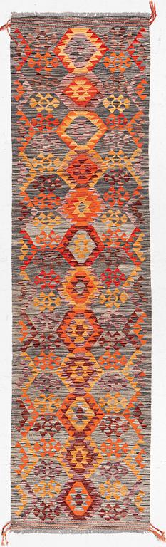Gallery rug, Kelim, modern, approx. 300 x 81 cm.