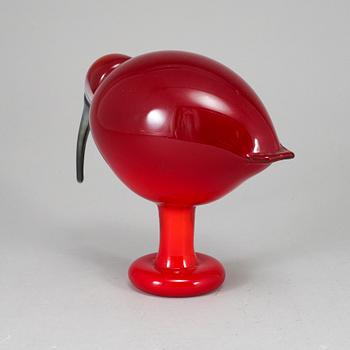 OIVA TOIKKA, lasilintu, Red Ibis (Punainen Ibis) O. Toikka Nuutajärvi.