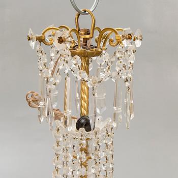 A chandelier around 1900.
