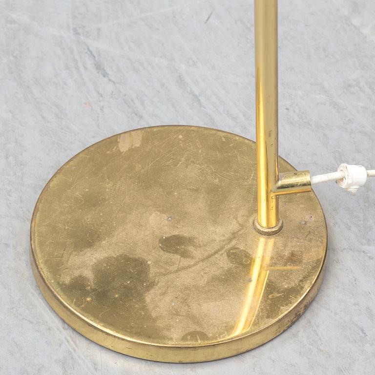 A brass floor lamp by Hans-Agne Jakobsson.