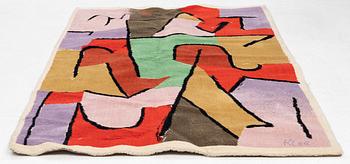 Paul Klee, after, carpet, "Indianische", Ege. 200 x 140 cm.