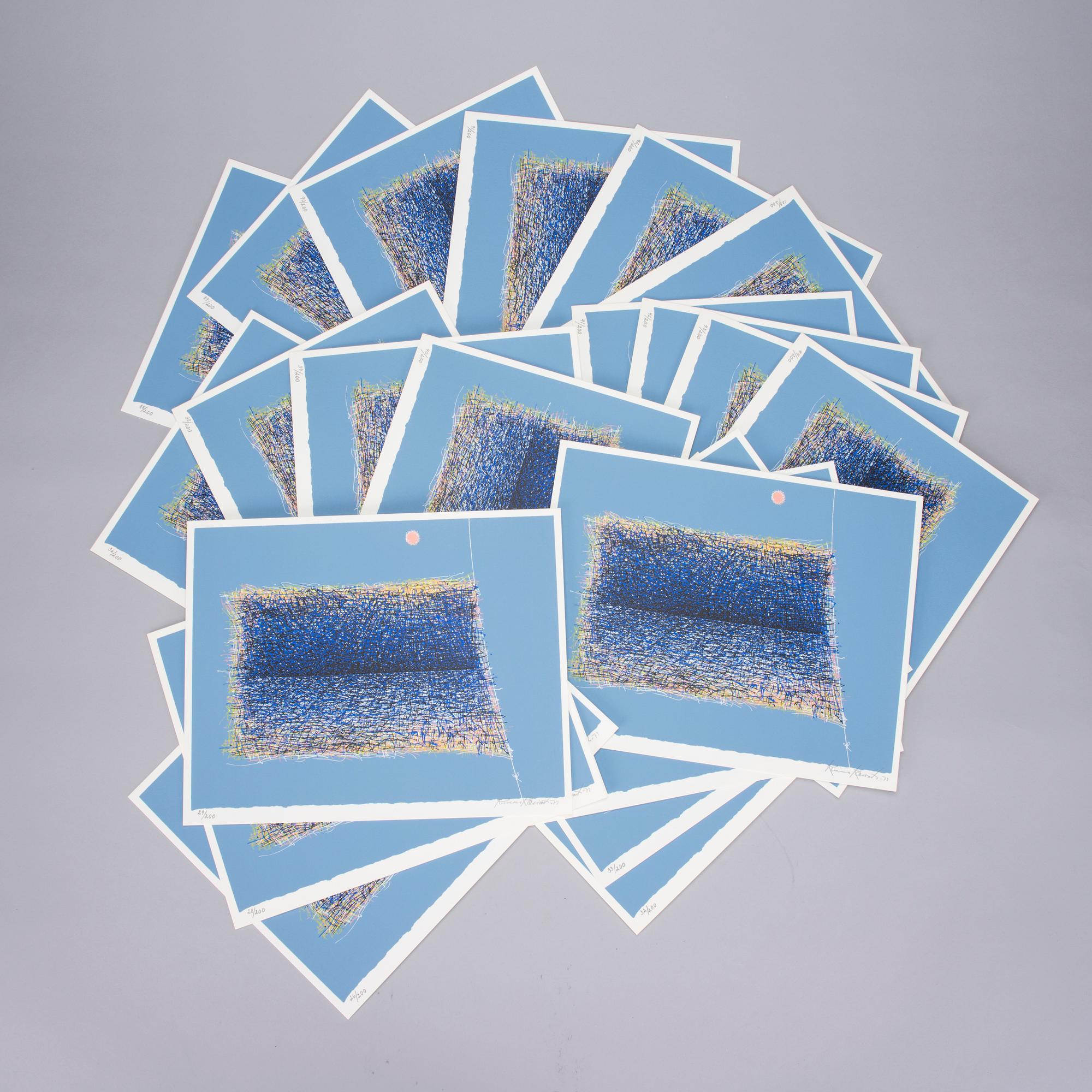 KIMMO KAIVANTO, 25 blad, färglitografi, signerade och daterade -79, numrerade.