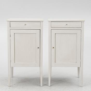 Nightstands, a pair, 20th century.