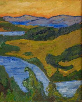 Helmer Osslund, Norrland Landscape.