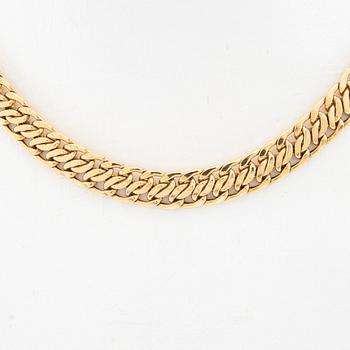 Necklace fantasy link 18K gold.