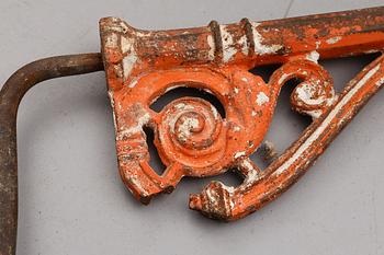 STALLKONSOLER, 10 st, gjutjärn, 1900-talets första hälft.