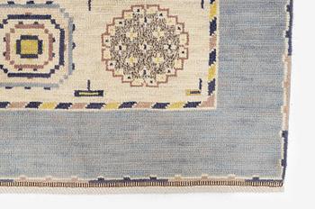 Märta Måås-Fjetterström, a 'Blåringen' carpet, knotted pile, c. 295 x 210 cm. Signed AB MMF.