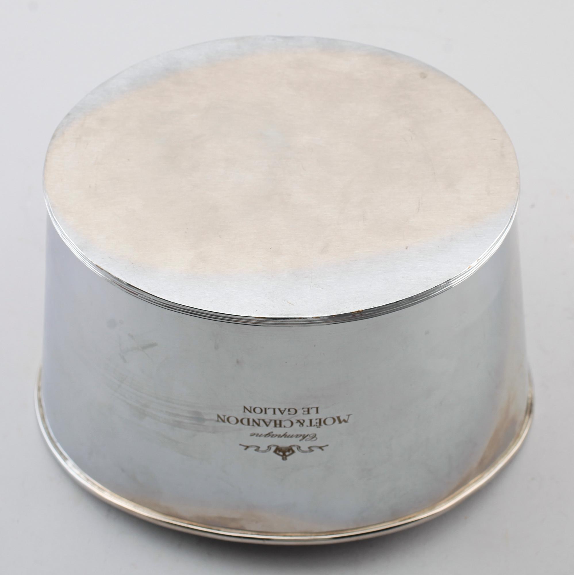 CHAMPAGNEKYLARE, nysilver, Moët & Chaandon, 1900-talets första hälft.