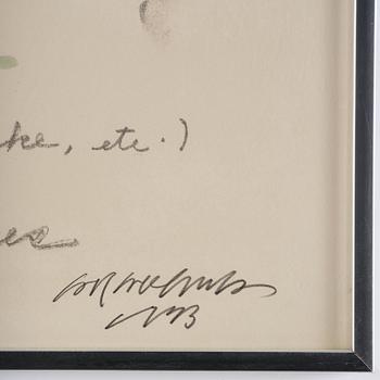 Arakawa, Öyvind Fahlström, Jasper Johns, Claes Oldenburg, Robert Rauschenberg, James Rosenquist & Edward Ruscha.