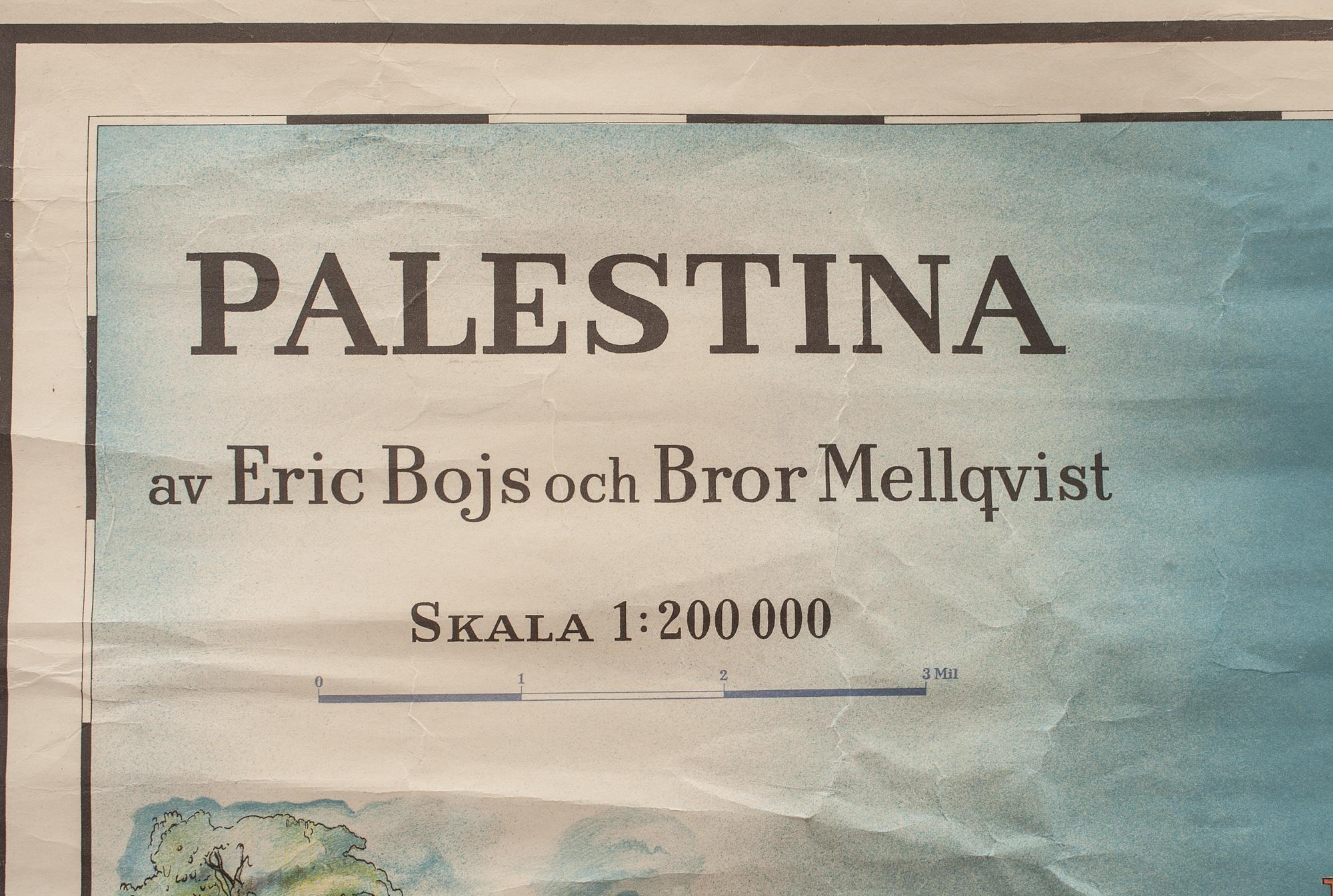 SKOLKARTA, på biblisk jord.