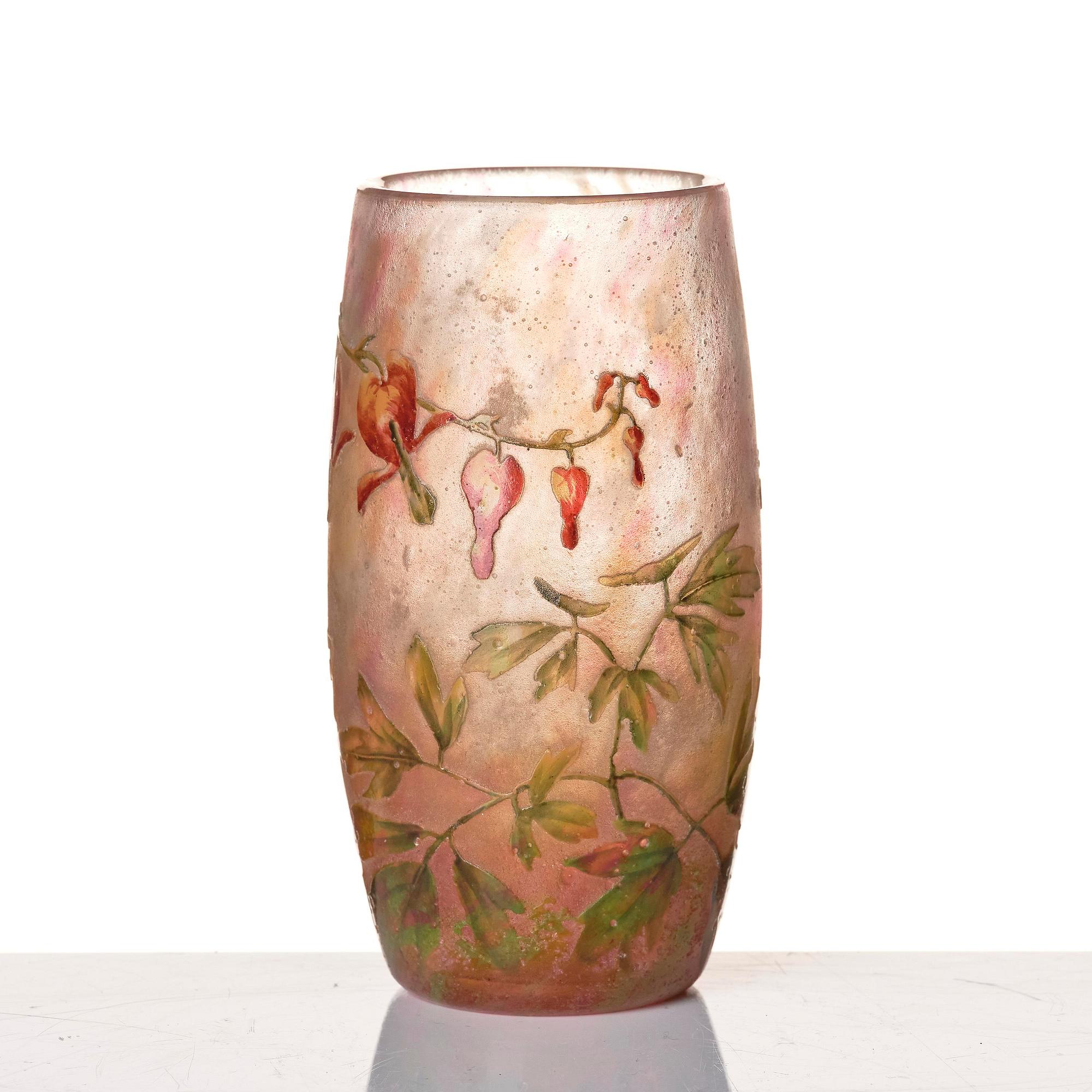 Daum Frères, an Art Nouveau cameo glass vase, Nancy, France, ca 1900.