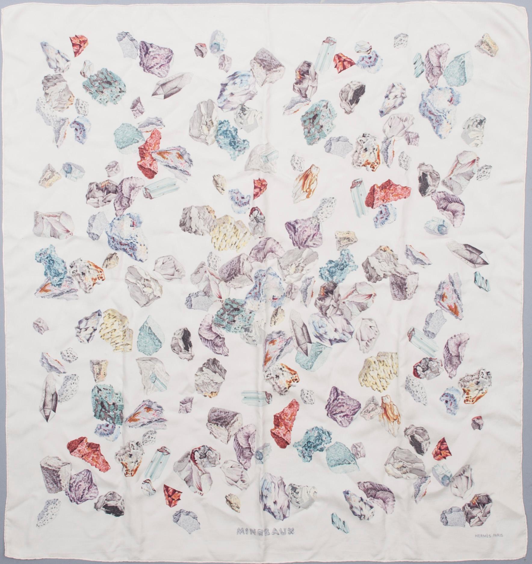 SCARF, "Mineraux", Hermès.