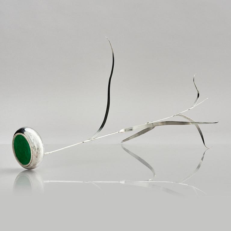 Olle Ohlsson, a sterling silver sculpture, Stockholm, Sweden 1998.