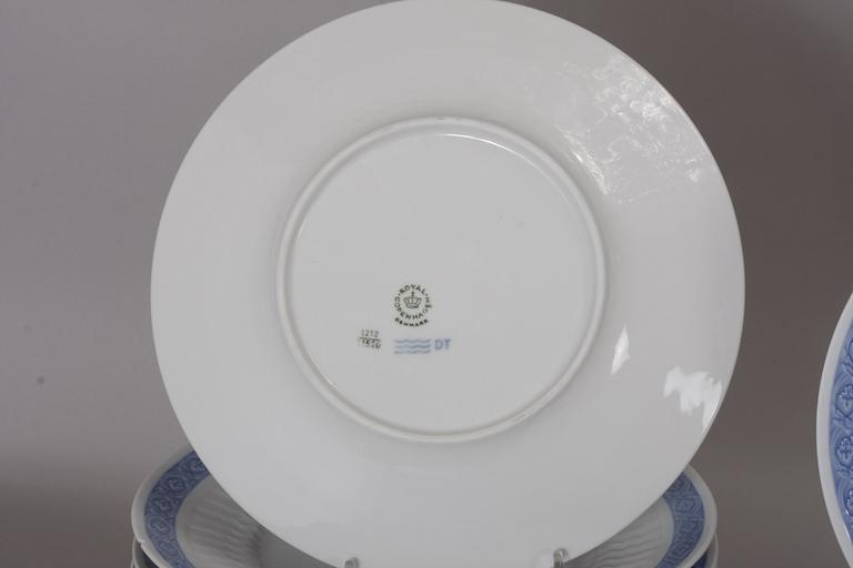 SERVISDELAR, 35 st, porslin, Kunglig Dansk.