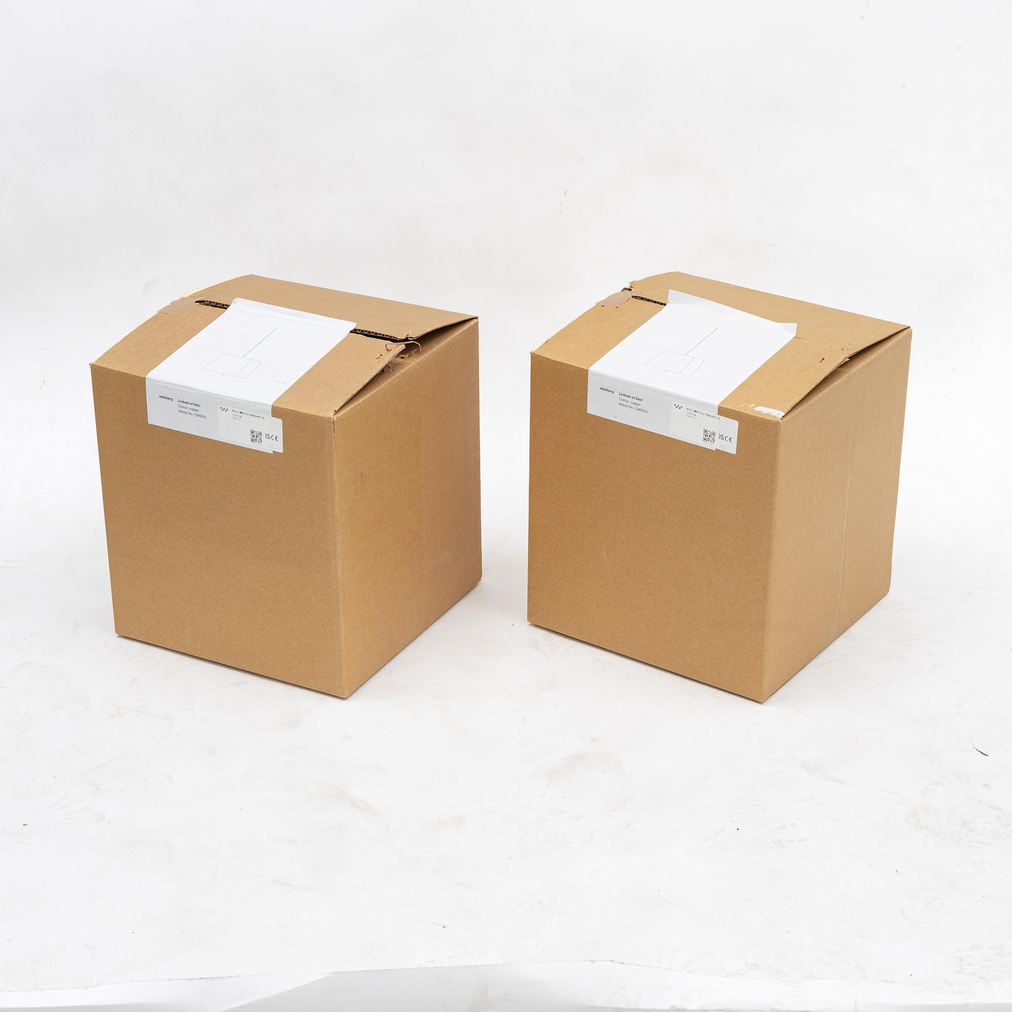 Jonas Lindvall, a pair of 'W124S1' ceiling lamps, Wästberg.