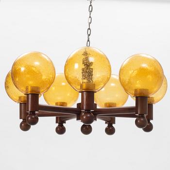 A large ceiling light, Luxus, 1970s.