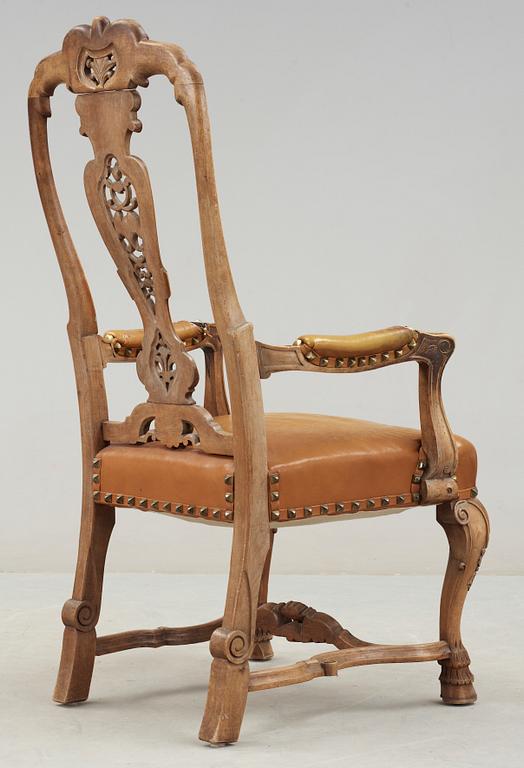 KARMSTOL, rokokostil, bonad, 1900-tal.