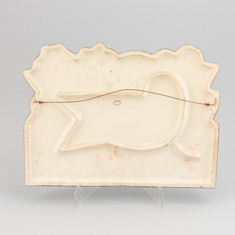 LISA LARSON, a stoneware wall placquer, Gustavsberg.