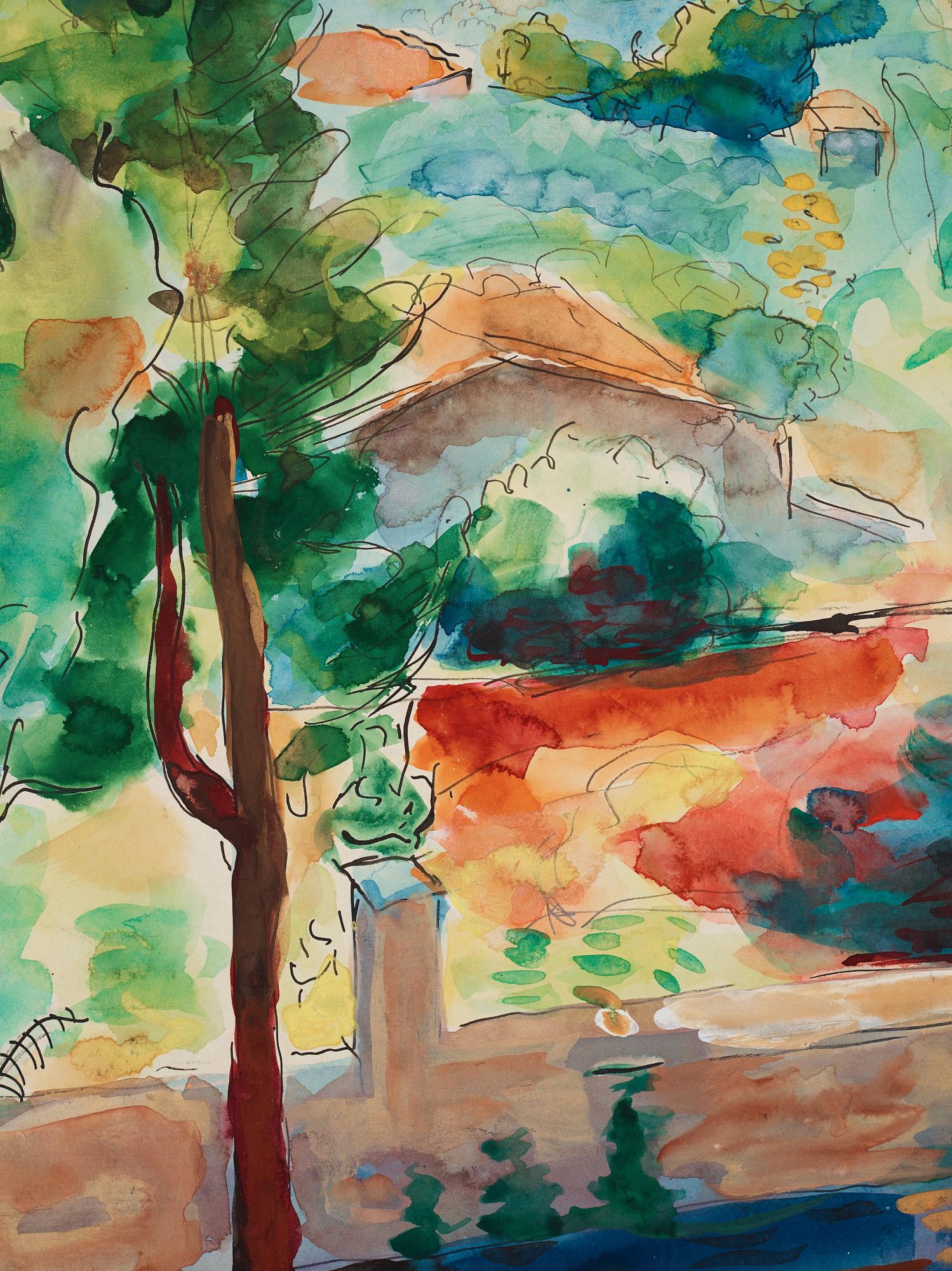 Isaac Grünewald, Southern landscape.