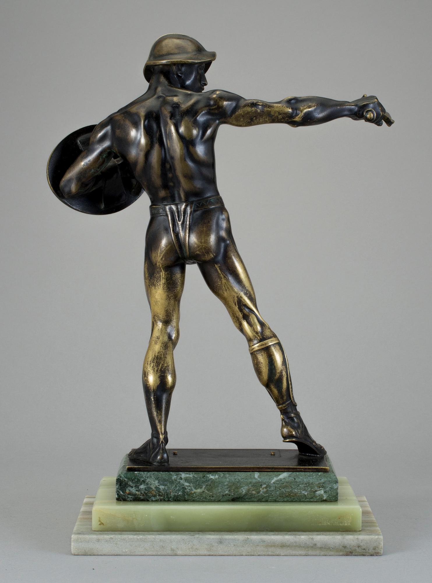 WILHELM BORMANN, skulptur, brons, signerad Bormann.