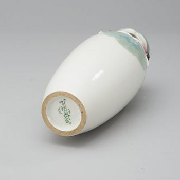 Rörstrand, An Karl Lindström Art Nouveau porcelain vase, Rörstrand.