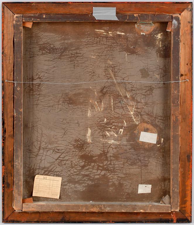 OKÄND KONSTNÄR, olja på duk, 1800-tal.