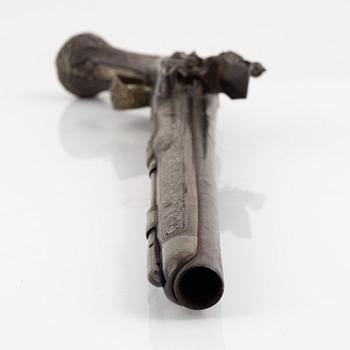 Pistol, osmansk, omkring 1800.