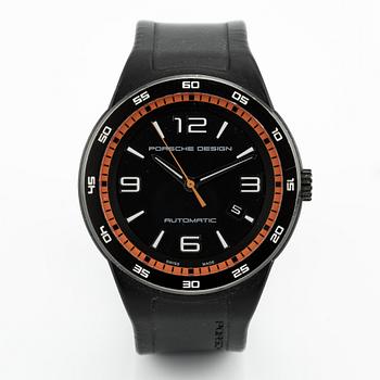 Porsche Design, Flat Six, wristwatch, 44 mm.