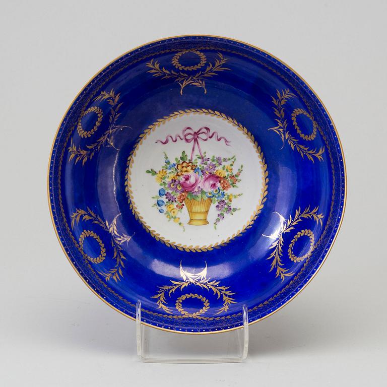 An 18th century  pseudo-Sevres porcelain bowl.