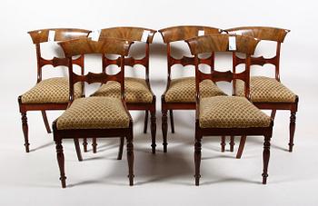 STOLAR, 6 st, senempire. 1800-talets mitt.