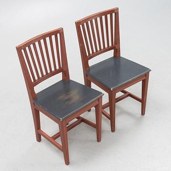 Stolar, 10 st, Leksandsmodell, sent 1900-tal.