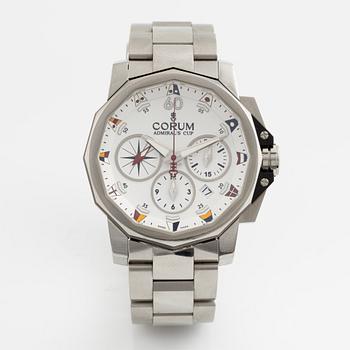 Corum, Admiral's Cup, Challenge, kronograf, armbandsur, 44 mm.