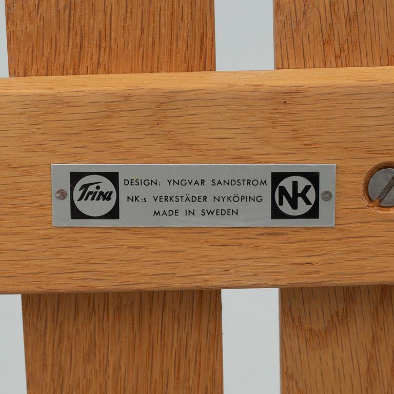 Yngvar Sandström, a 'Tokyo' bench, Triva series, Nordiska Kompaniet.