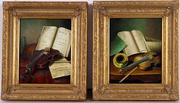 Unknown artist, still life, 2 pcs.