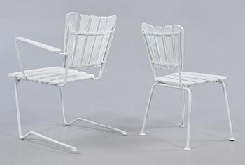 TRÄDGÅRDSGRUPP, 5 delar, 1900-talets andra hälft.