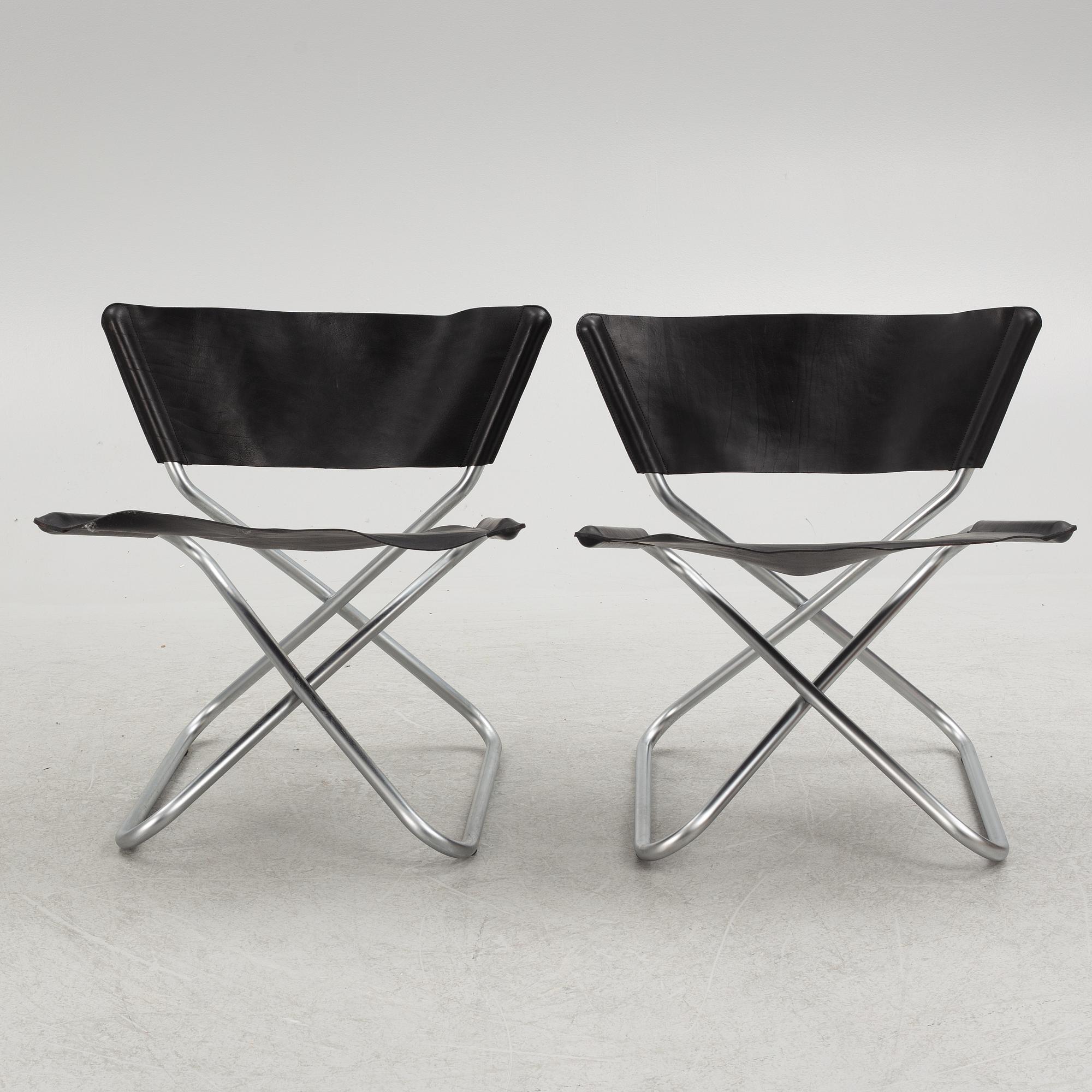 Erik Magnussen, fåtöljer, ett par, "Z-down chairs", Torben Ørskov, Danmark, ca 1968.