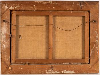 WILHELM BEHM, olja på duk, signerad.