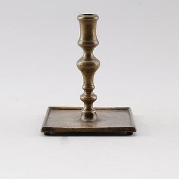 LJUSSTAKE, mässing, 1500-tal.