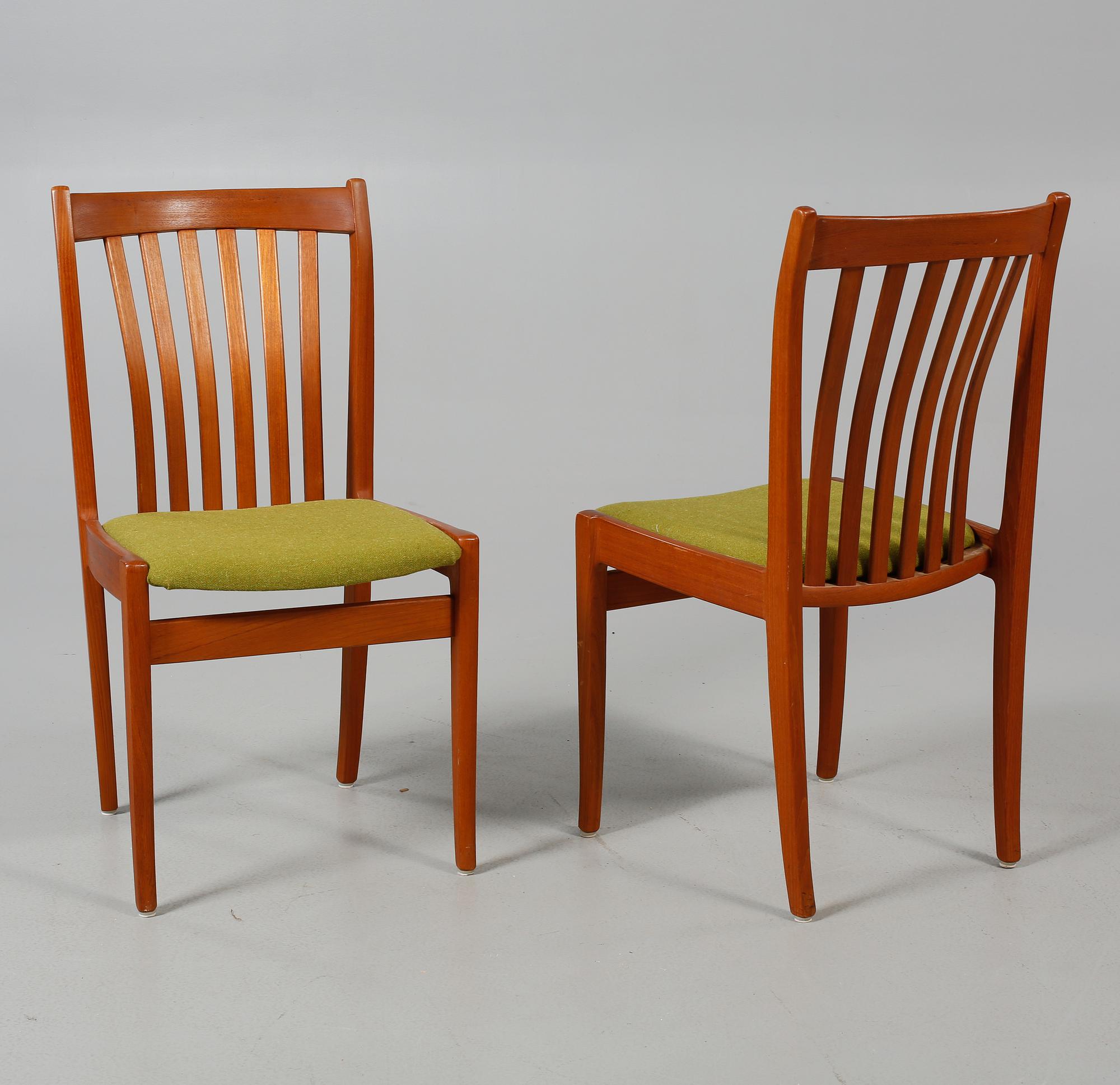 STOLAR, 6 st, C-E Ekström, Albin Johansson & Söner, Hyssna, 1950/60-tal.