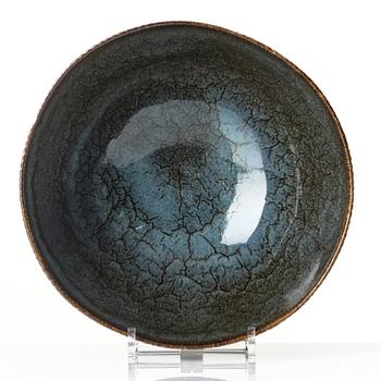 Axel Salto, a 'fluted style' stoneware bowl, Royal Copenhagen 1966, model 20675.