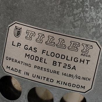 INDUSTRILAMPA, Tilley, omkring 1900-talets mitt.