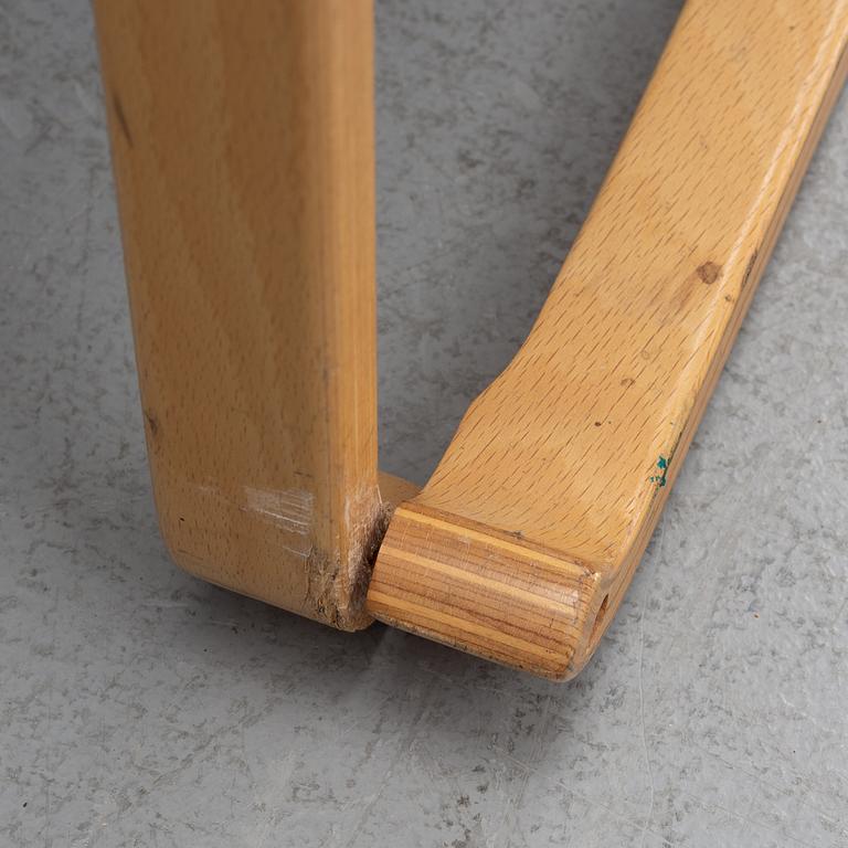 Bruno Mathsson, a set of four arm chairs, "Minette"/"Mi 423". Mathsson International AB, 1970s.