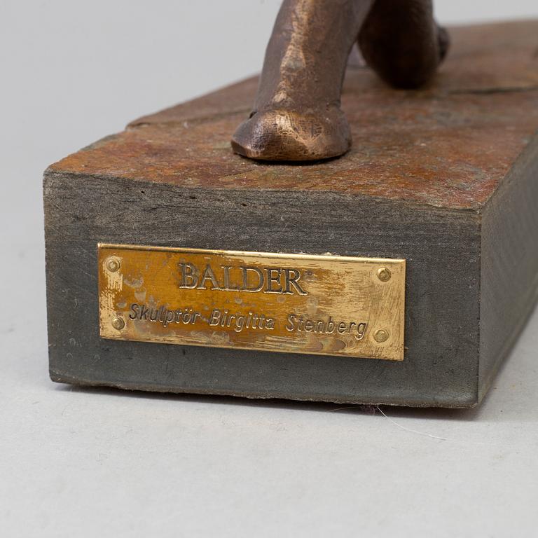 BIRGITTA STENBERG, sculpture, bronze.