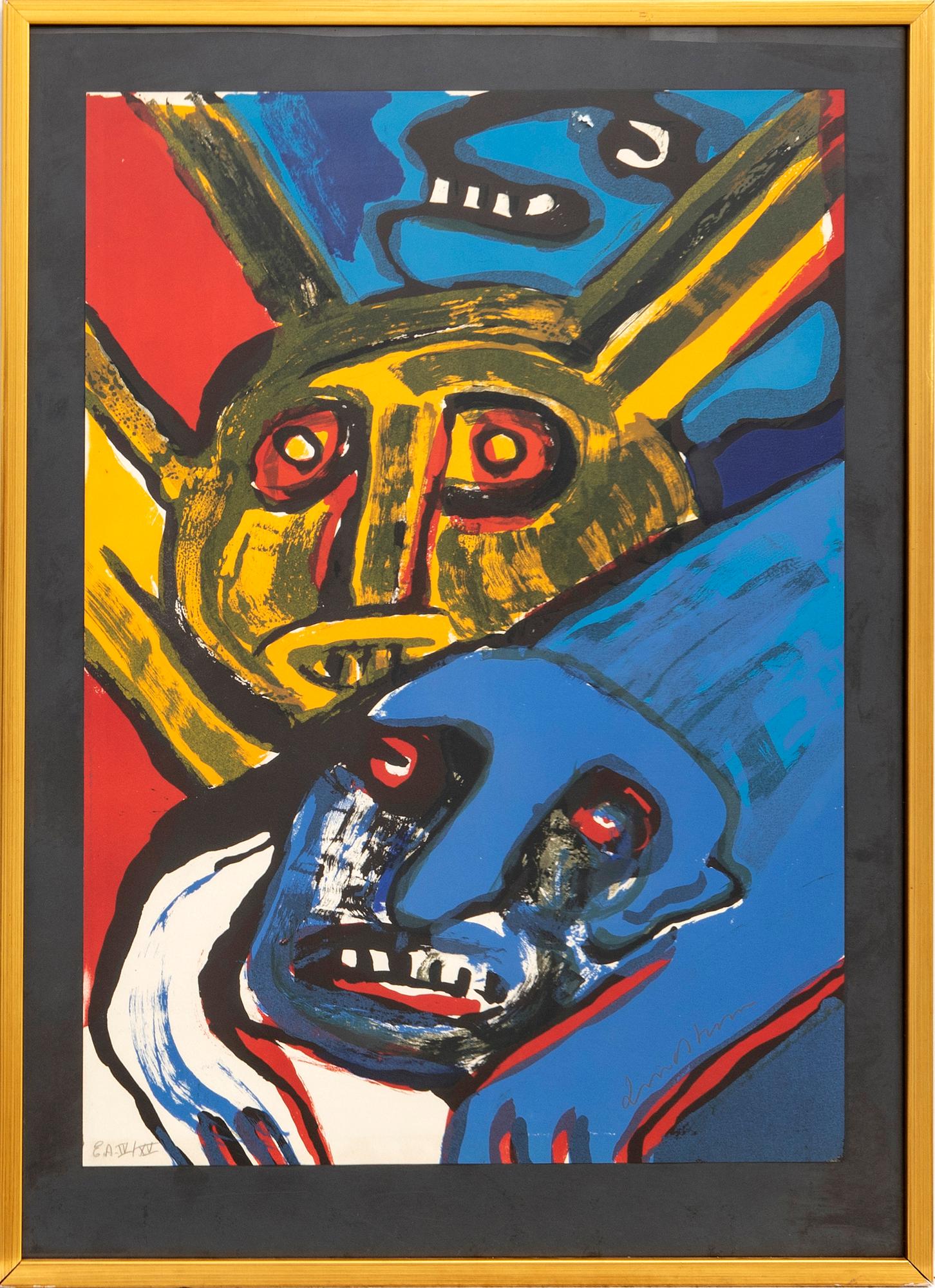 Bengt Lindström, lithgoraph signed and numbered EA IV/XV.
