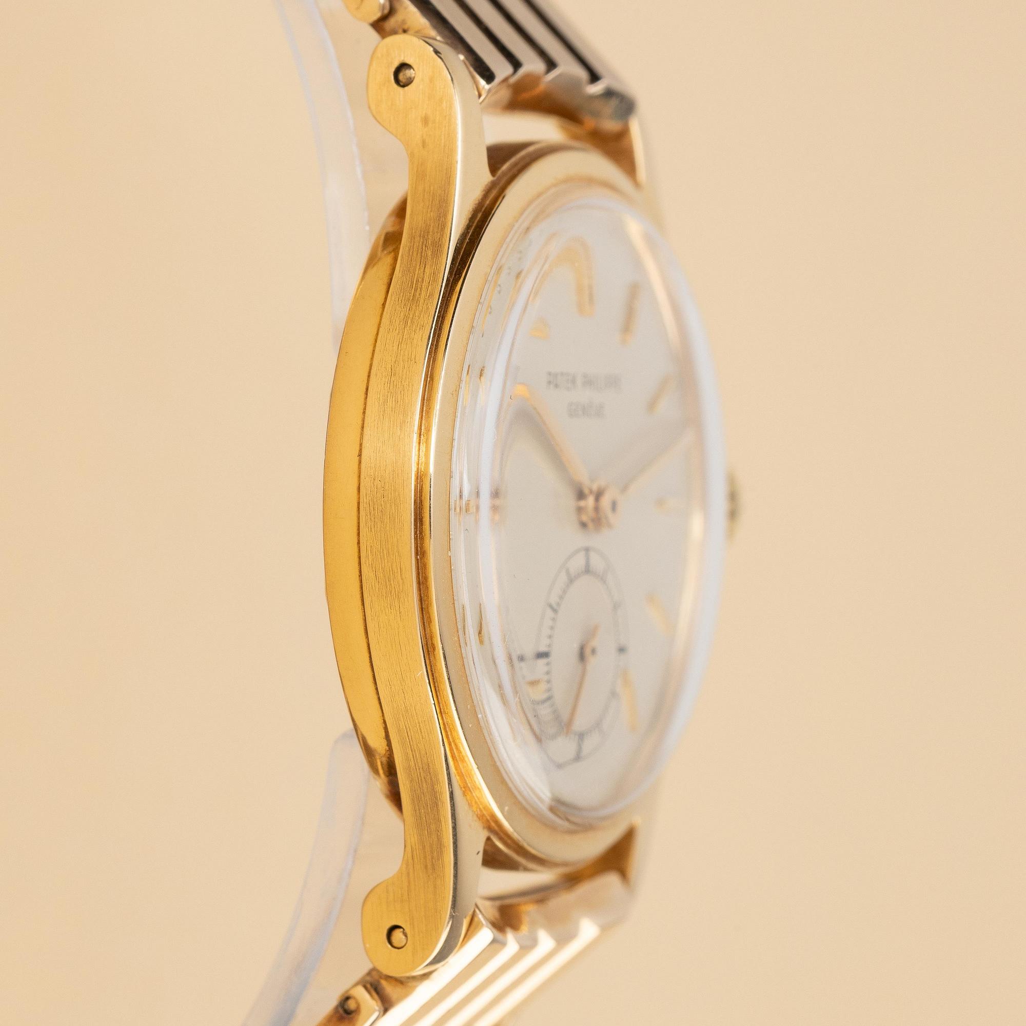 Patek Philippe, Calatrava, "First waterproof Calatrava", "Acuatic", "François Borgel Case", ca 1953.