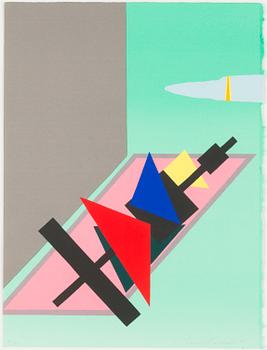 C Göran Karlsson, silkscreen in colours, signed and dated -85. Numbered 57/70.