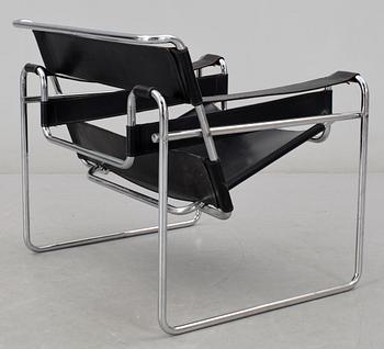 FÅTÖLJ. "Wassilys", Marcel Breuer. 1970-tal.